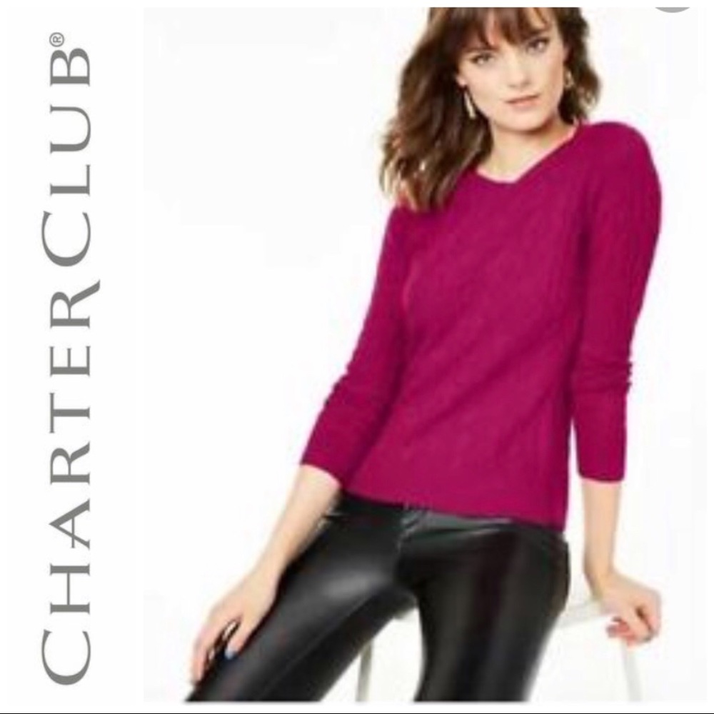 *Charter Club 100% Cashmere Sweater*